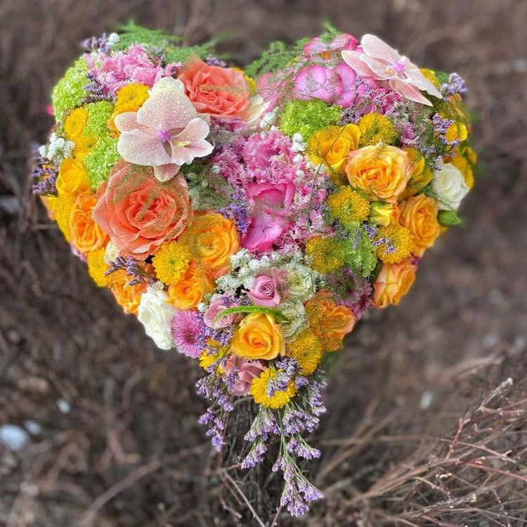 Hjerte sesongens blomster